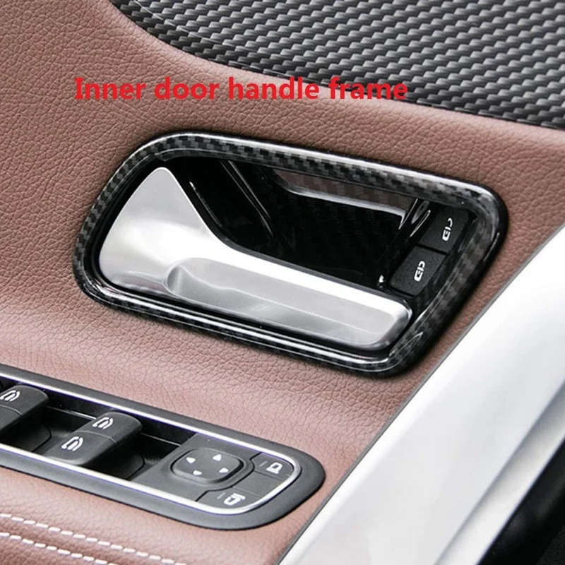 Car Interior Door Handles Bowl Cover Trim for Benz A Class W177 A200 A220 A250 2019 2020