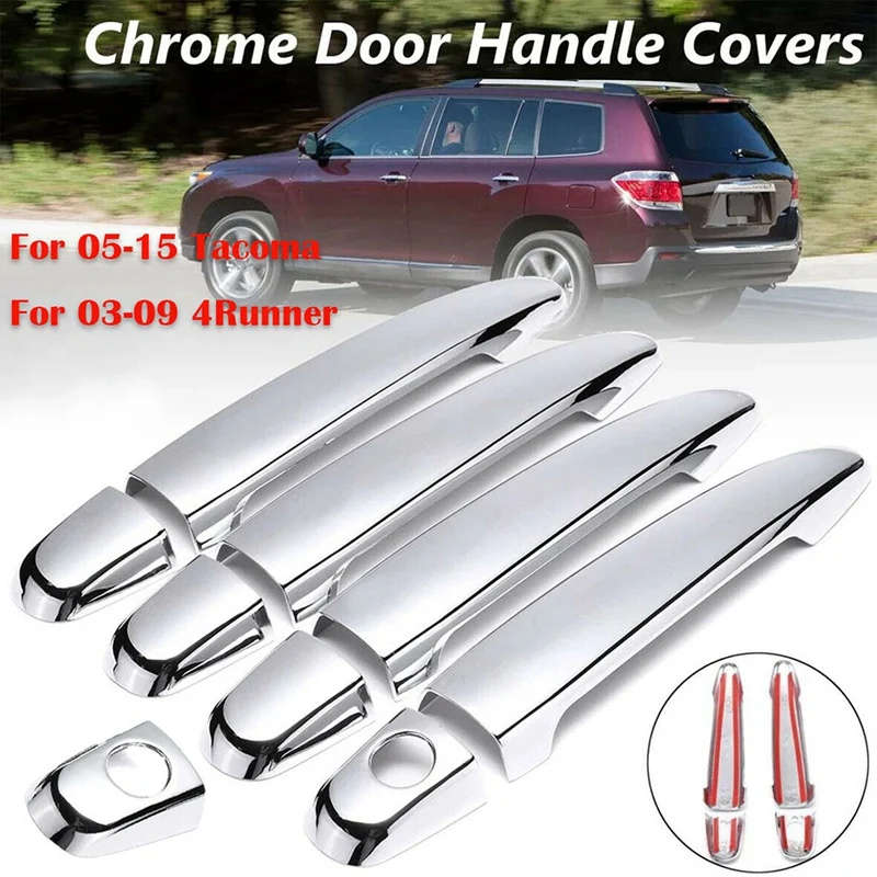 9PCS Car Door Handle Covers for Toyota Camry Corolla RAV4 2001-2011 Lexus GX470 RX 330 350