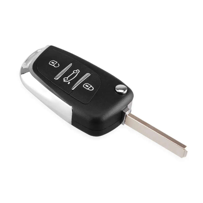 Modified Remote Entry Key Fob Shell Case 3 Buttons for CITROEN C2 C3 C4 C5 C6 C8