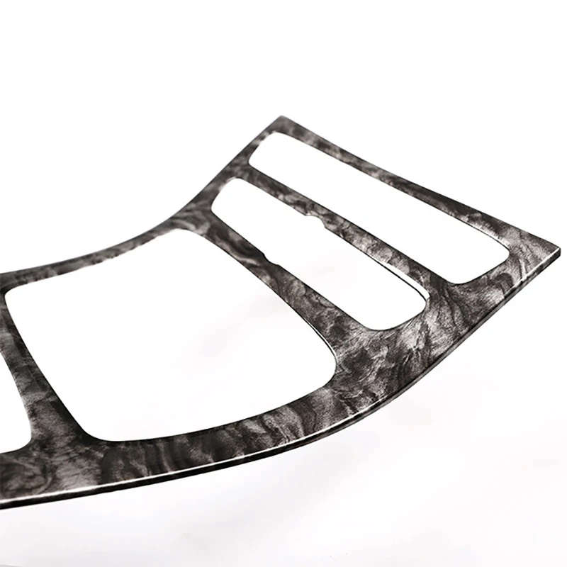 2Pcs Console Gear Panel Frame Console Gear Shift Panel Cover Trim for Mercedes Benz E-Class W213