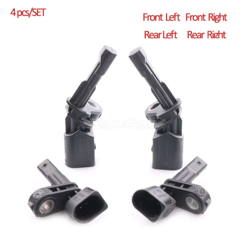 4pcs Speed Sensor For AUDI A3 Q3 TT Skoda Octavia SEAT For VW Volkswagen Tiguan GOLF 5 6