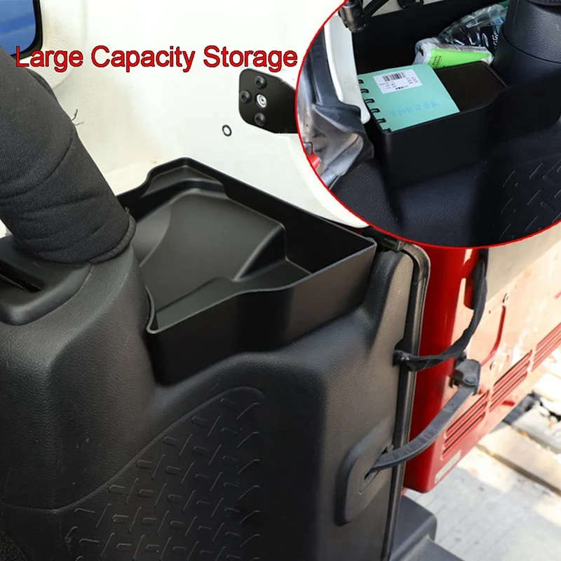 Wheel Well Storage Bin Rear Trunk Organizer,Cargo Storage Box Tray for 2011-18 Jeep Wrangler JK JKU