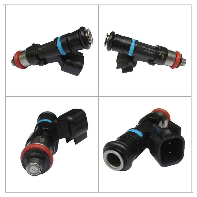 8PCS 32Lb Fuel Injectors 0280158049 12569113 Car Parts for Chevrolet Trailblazer SS C6 Corvette