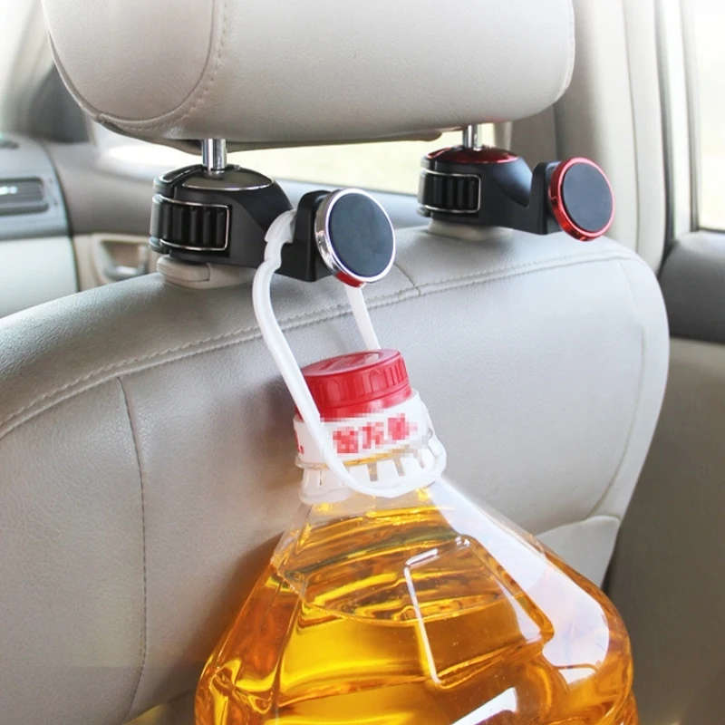 2 PCS Car Multifunctional Rear Headrest Mobile Phone Hook