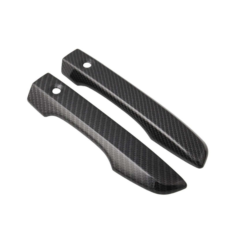4 PCS Auto Modified Carbon Door Handle Decoration for Honda Civic 2016-2020
