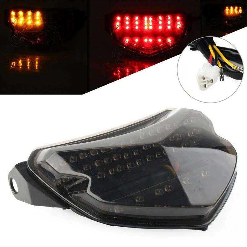 Motorcycle LED Rear Turn Signal Tail Stop Light Lamp Integrated for Suzuki GSXR600 GSXR750 GSXR 600