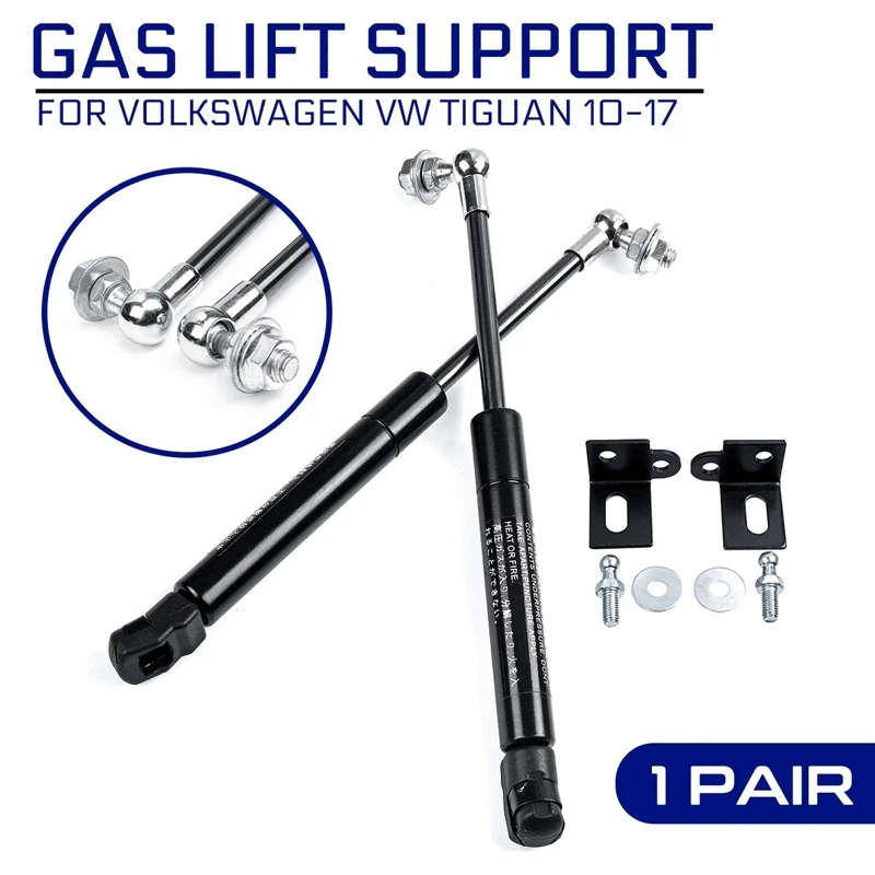 Front Engine Cover Bonnet Hood Gas Strut Bars Gas Spring Shock Lift Support Rod for Tiguan Mk1