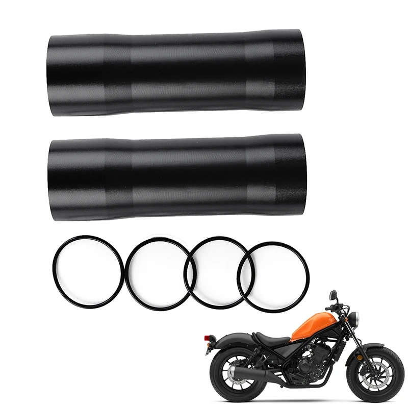 CNC Aluminum Front Fork Boot Shock Absorber Tube Pipe Protector for Honda Rebel CMX 300 500 CMX300