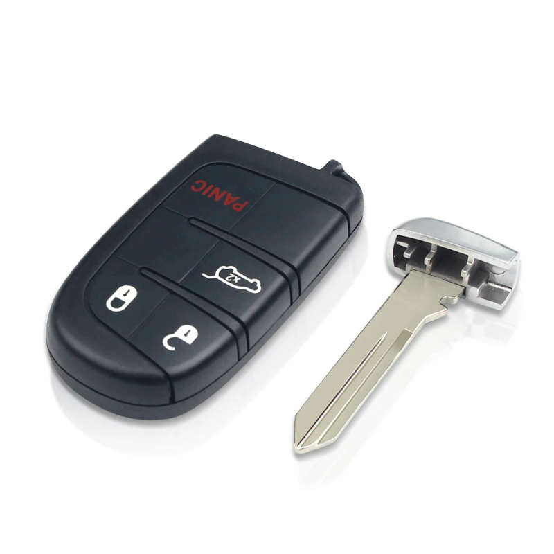 For Dodge Durango Jeep Grand Cherokee 4 3+1 Button Smart Key Replacement Remote Key Shell Case Fob