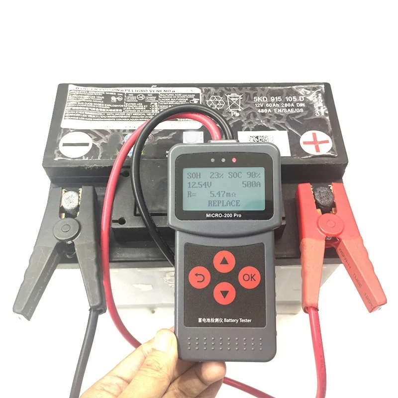 Micro-200Pro 12V 24V Car Battery Tester Diagnostic Tool Digital Alternator Tester