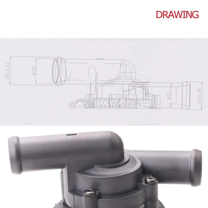 Cooling Additional Auxiliary Water Pump for SKODA AUDI A6 AUDI A6 Avant VW PASSAT PASSAT Variant