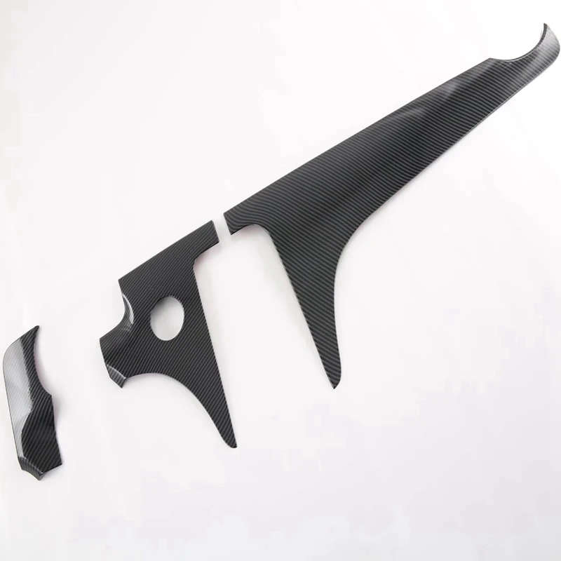 Carbon Fiber Center Control Panel Dashboard Strips Trim for Benz Mercedes W206 C Class C200 C260