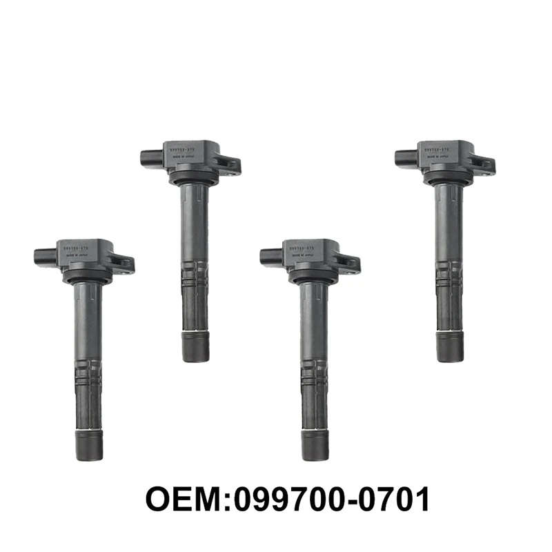 New 4PCS Ignition Coil for 2002-2011 Honda Accord Civic Elements CR-V S2000 30520-PNA-007