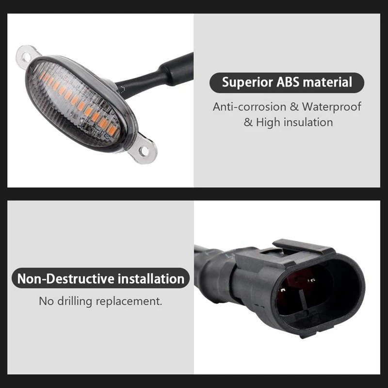 Car Front Bumper LED Grille Light Front Grille DRL Daytime Running Light for Toyota RAV4 Tacoma SUV