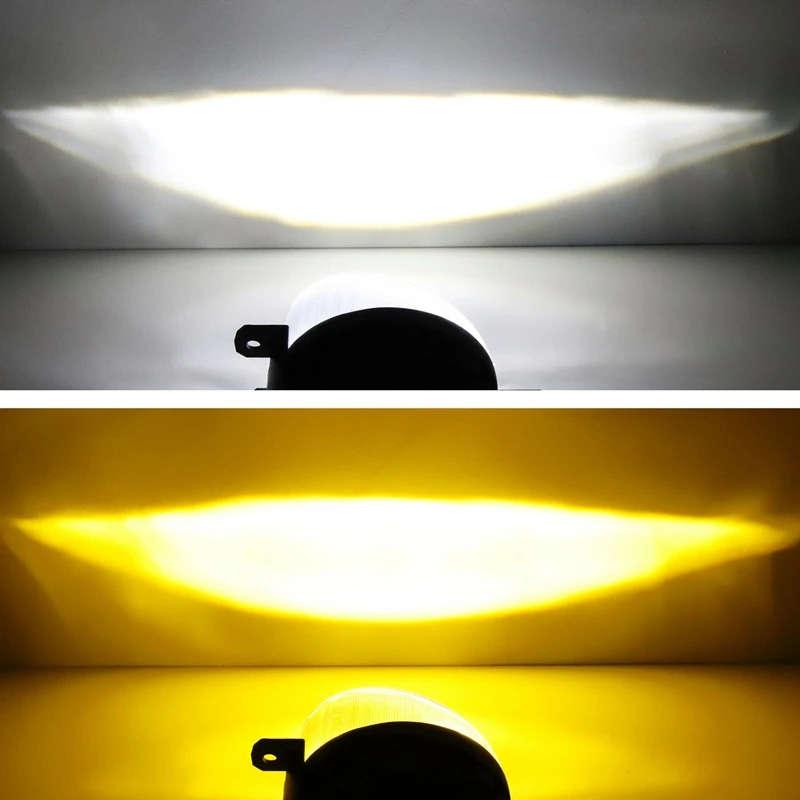 White/Yellow Dual Color 20W High Power LED Fog Light Kit Angel Eye for Lexus Toyota Scion
