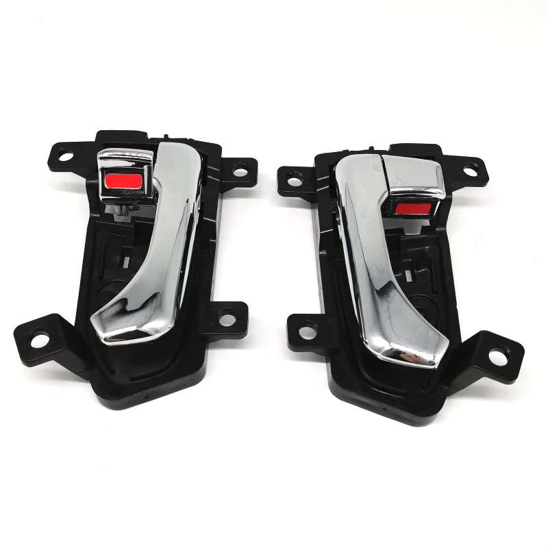 Front Rear Left Right Chrome Inside Door Catch Handle For Kia Sportage 2011-2015