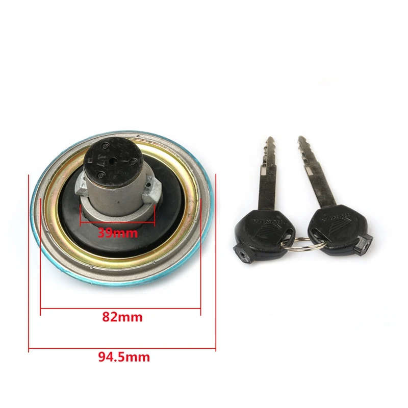 Ignition Switch Fuel Gas Cap Lock Key Set for Honda CB125 ACE CB CG XL 125 KYY CB125F CBT125