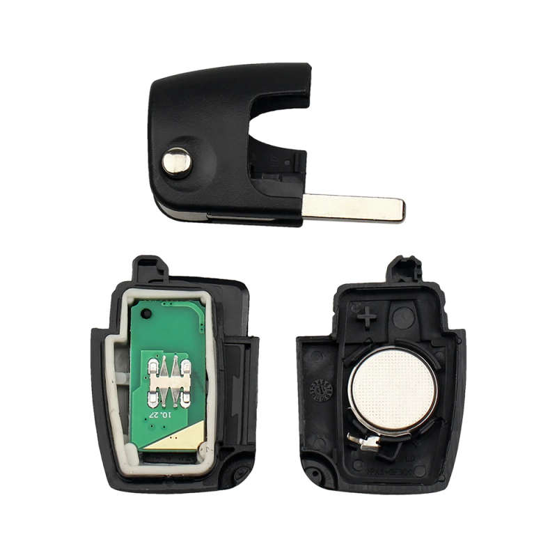 433MHz 4D63/4D60 Chip Flip Remote Control Car Key For Ford Focus 3 2 Mondeo Fiesta Key Fob Case