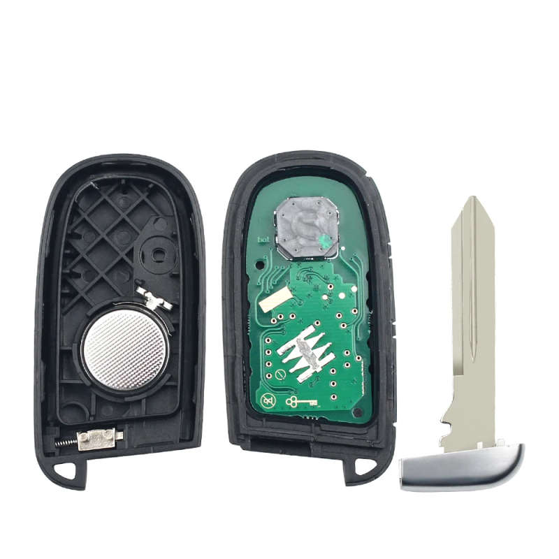 5 Buttons Remote Car Key Fob For DODGE/Chrysler/JEEP Grand Cherokee 433MHz ID46 PCF7953 Chip