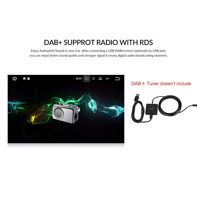 2 Din Carplay Car Radio 9 Inch HD Car MP5 Multimedia Player For Android 10.1 Radio GPS