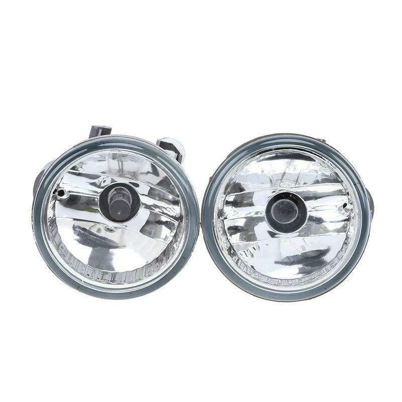 Pair Front Bumper Fog Light Lamps + Covers Kit for Toyota Prius 2004-2009 with Bulb 81221-52070