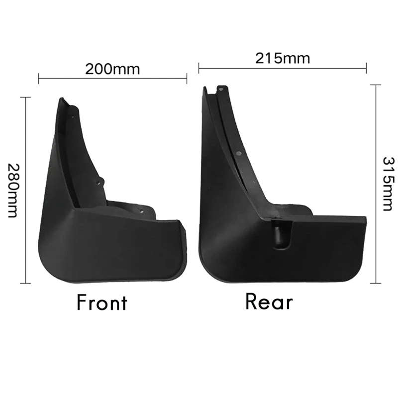 Car Mudguard Mud Flaps Splash Guards Fender for Atlas 2018 2019 2020 2021 Car Accessories