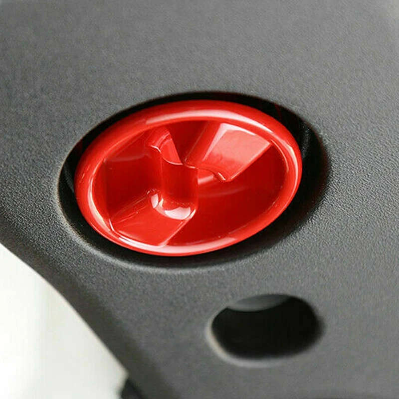 Roof Top Mounting Knob Cover Trim for 2007-2017 Jeep Wrangler JK Accessories Red