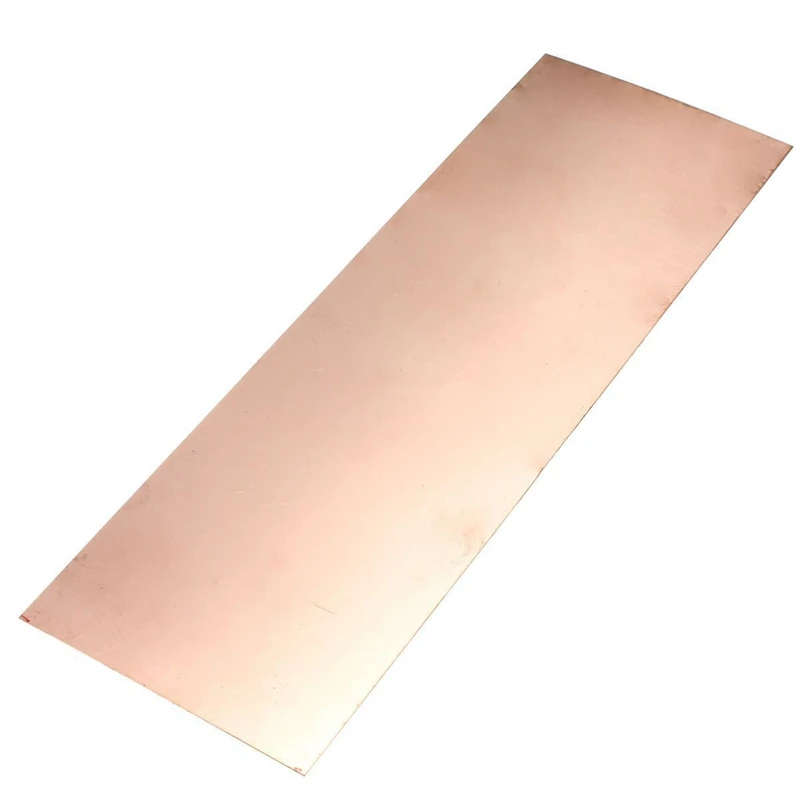 2 Pcs Copper Sheet 0.5mm x 300mm x 100mm Pure Copper Metal Sheet Foil