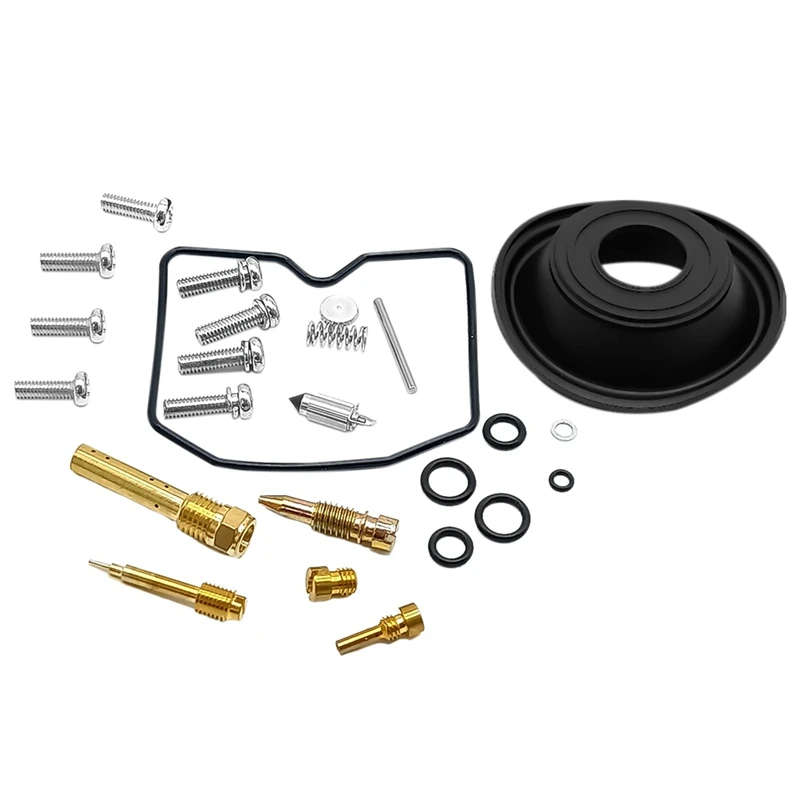 Motorcycle Carburetor Repair Kit Motorcycle Carburetor Piston Float Gasket Kit for Kawasaki