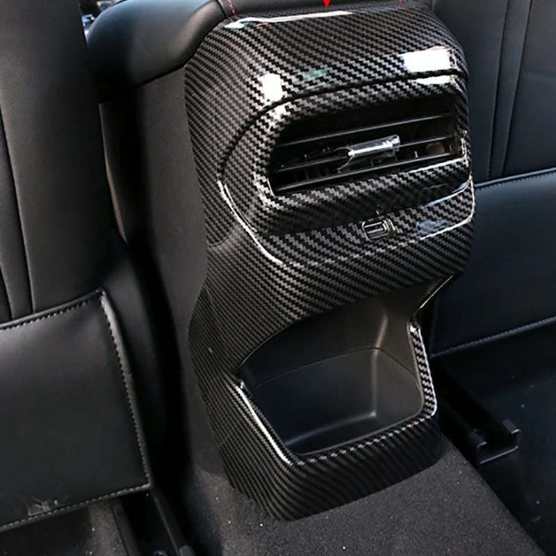 for MG 5 MG5 2020 2021 Car Rear Armrest Air Conditioning Outlet Vent Anti-Kick Cover