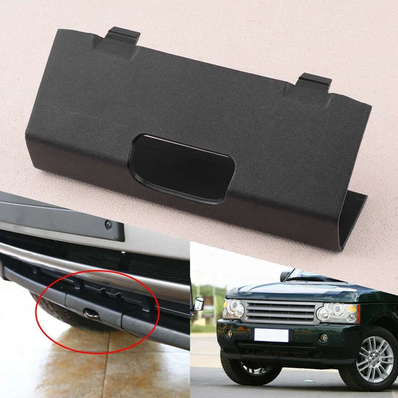 Car Front Bumper Towing Hook Cover Black for Range Rover L322 2006-09 DPC500280PUY