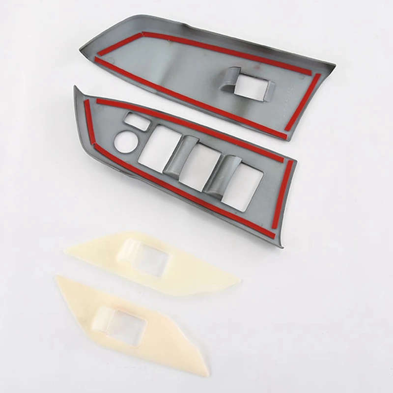For Toyota Sienna 2021 2022 Inner Door Armrest Window Lift Button Panel Molding Cover Trim