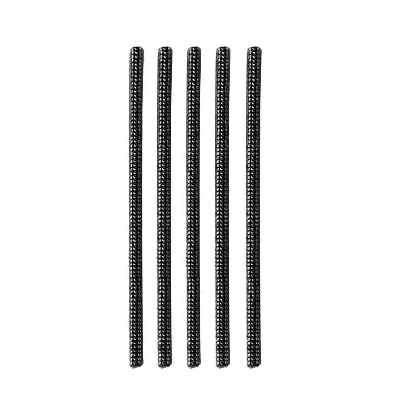 5 PCS Car Outlet Diamond Decorative Strip Air Conditioning Port U-Shaped Clip Strip