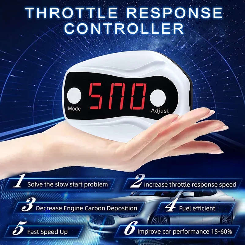 Throttle Response Controller 10 Drive Modes Racing Accelerator Potent Booster for Mazda/Ford