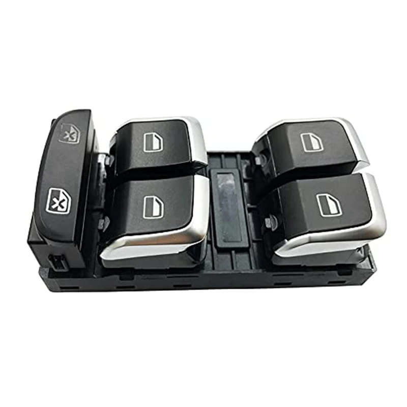 8KD959851A Chrome Window Main Control Passenger Side Switch Button for - A4 Q5 B8 8KD959855A