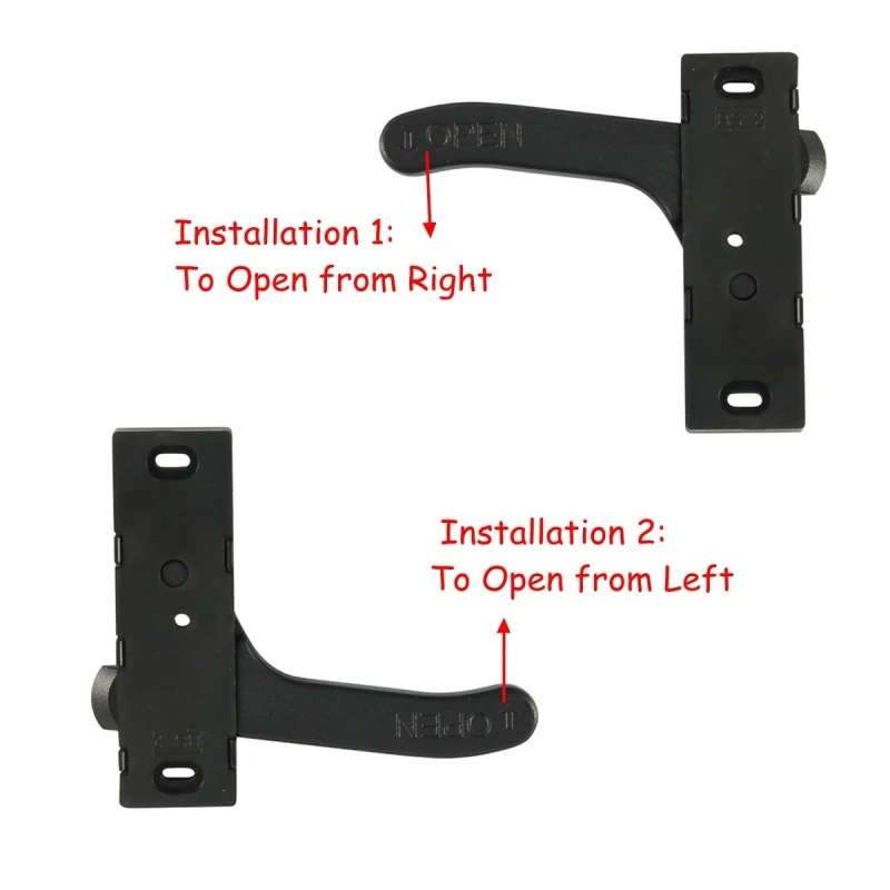RV Right Side Window Door Handle Door Latch Zinc Alloy Handle Replacement for RV, trailer, camper