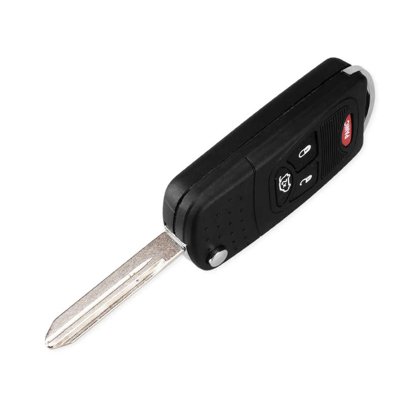 4 Buttons Remote Flip Folding Key Shell Case For Chrysler Sebring Pacifica Dodge