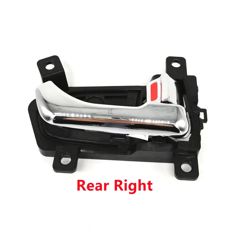Front Rear Left Right Chrome Inside Door Catch Handle For Kia Sportage 2011-2015