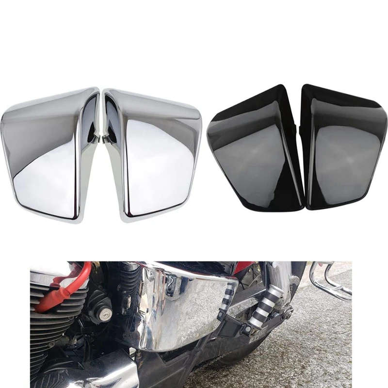 Motorcycle Battery Side Fairing Covers for Honda Shadow ACE VT400 VT750 1997-2003