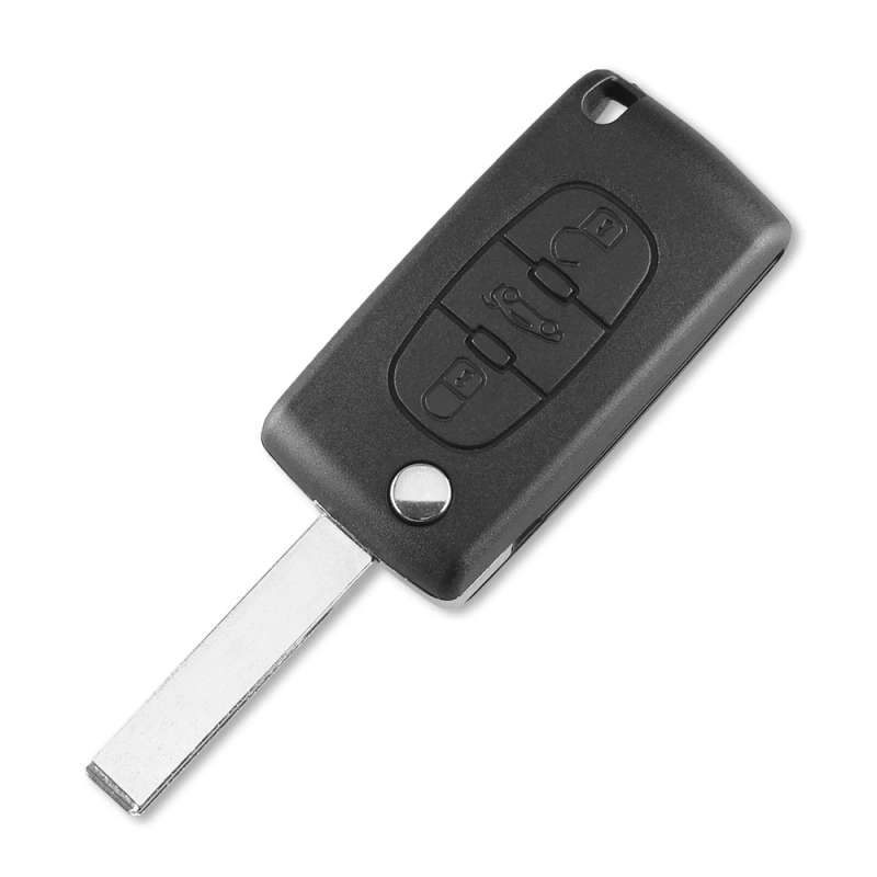 Car Keyless Entry Case Flip Folding Remote Key ID46 Chip HU83 Blade for Peugeot 207 307 308 407