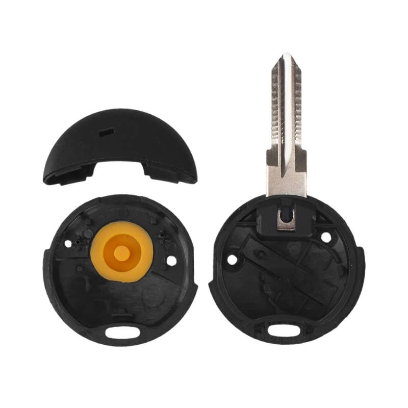 Replacement 1 Button Remote Key Keyless Case For Mercedes Benz Smart Fortwo Coupe Black