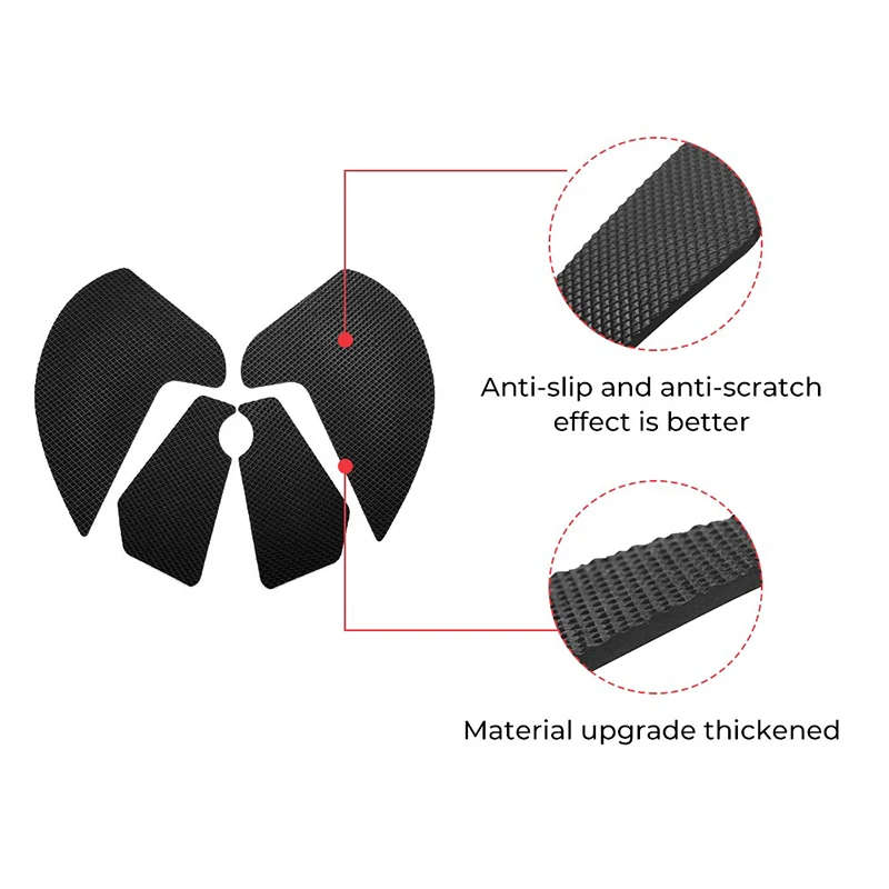 Motorcycle Tank Traction Pad Grips Rubber Gas Tank Decals Knee Protector for Yamaha MT-07 FZ-07 FZ07