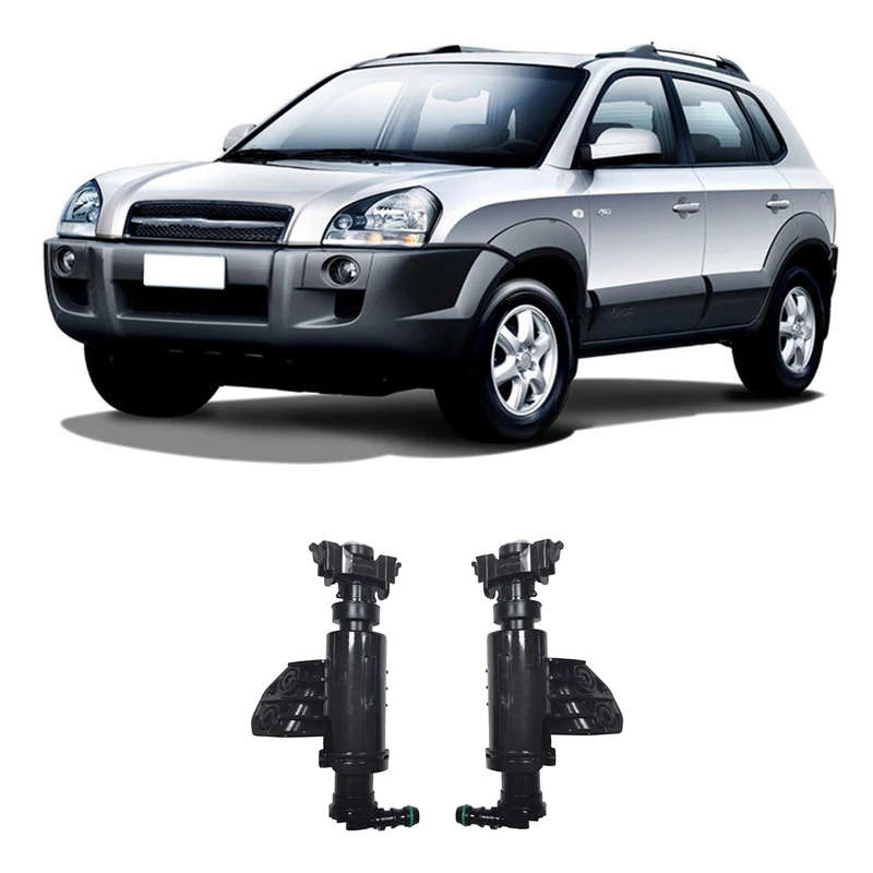 98671-D7000 Front Car Headlight Cleaning Washer Spray Nozzle Jet Cover Cap for Hyundai Tucson