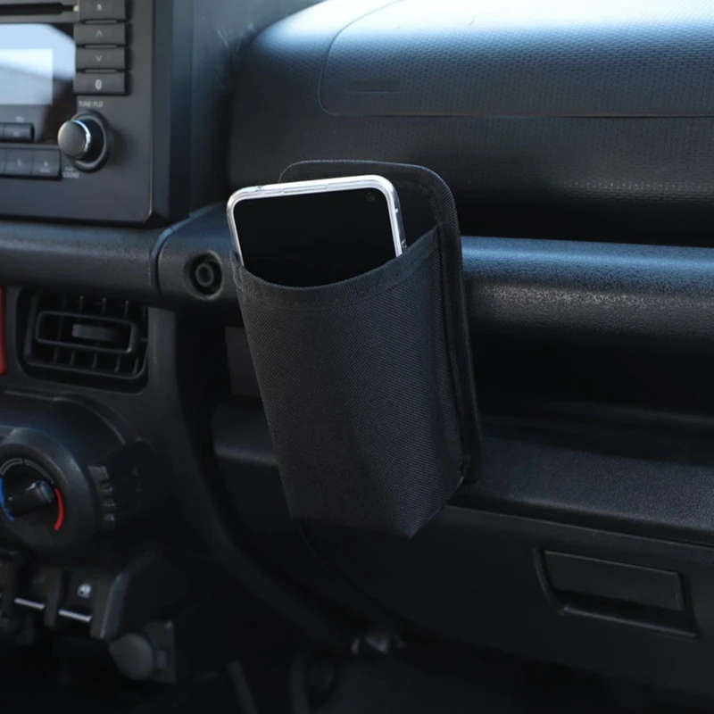 for Suzuki Jimny 2019-21 Co-Pilot Handle Hanging Storage Bag Multi-Purpose Phone Holder