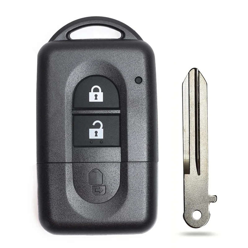 Car Keyless Entry Remote Key with 2 Button 433MHz ID46 Chip for Nissan X-Trail Qashqai Pathfinder