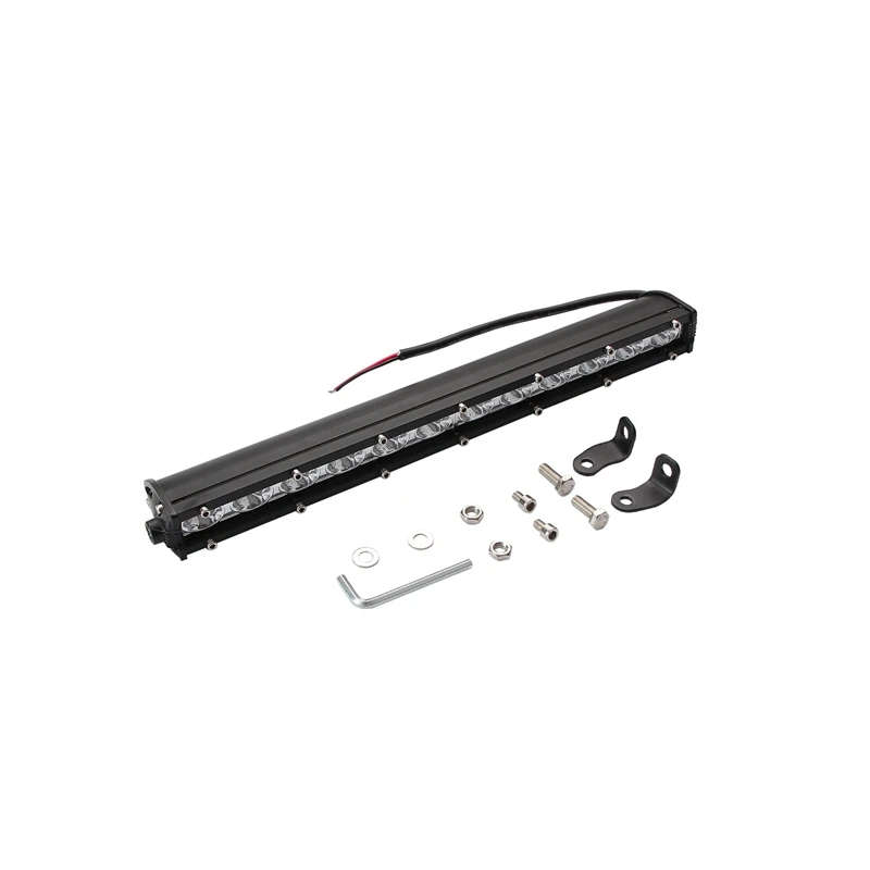 14in Ultra-Slim Single Row Off Road LED Light Bar 3600LM 36W Waterproof Spot Flood Combo Ligh