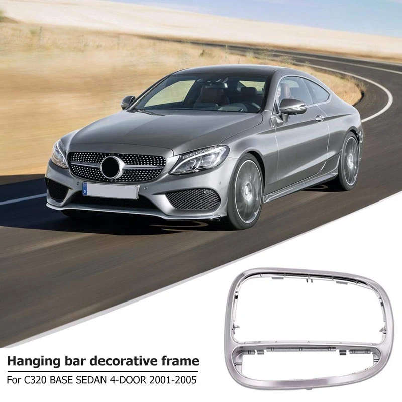 Auto Trans Transmission Shift Indicator Chrome Bezel Trim Cover for Benz 2032672088