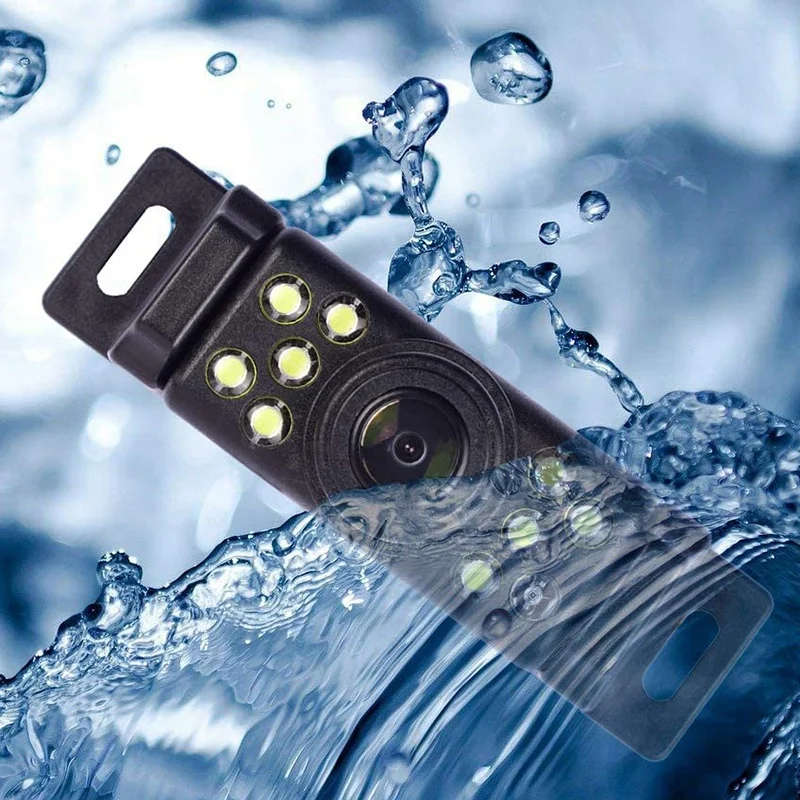 Rear View Reverse Camera with 170??Wide Angle 9 LED Lights Super Clear Night Vision