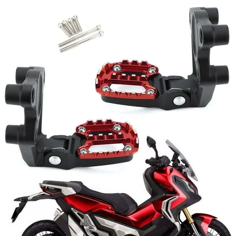 CNC Rear Footrest Motorcycle Folding Foot Pegs Pedal Passenger for HONDA XADV X-ADV 750 2017-2018