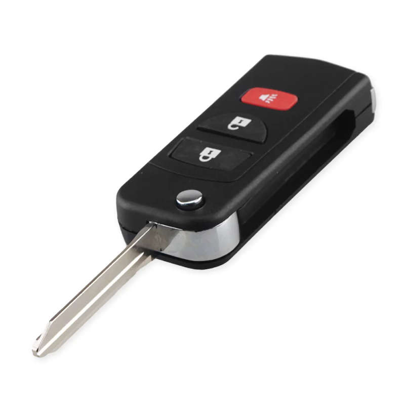 Remote Flip Folding Key Shell Case Fob for Nissan Infiniti Xterra Frontier Muranon PATHFINDER